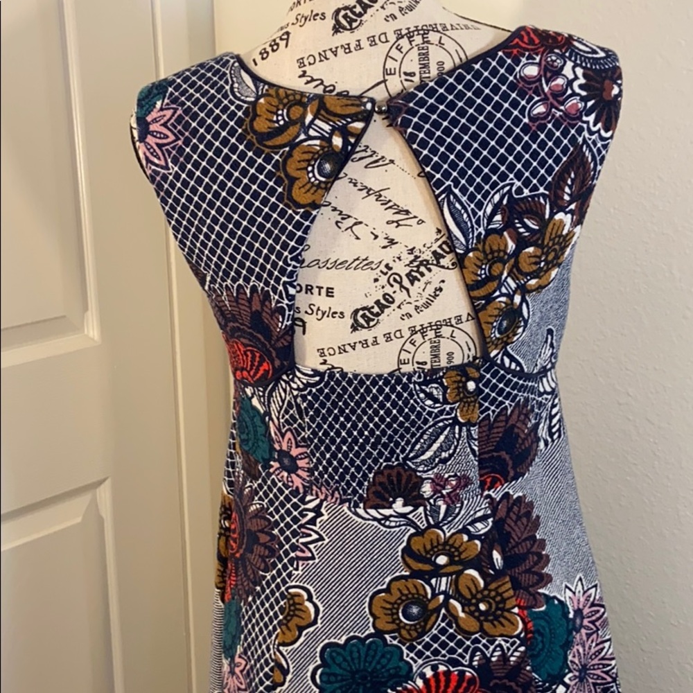 Sale 💕 Almost new! Anthropologie Maeve Navy Dress - Picture 6 of 6